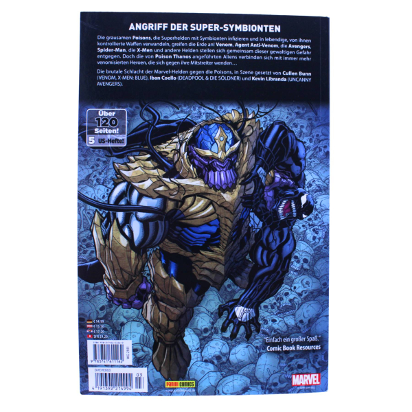 Marvel Paperback Nr. 3 – Venomverse (2019) | Panini Comics | Venomized #1–5 | Cullen Bunn & Iban Coello | Hoppla-Stuff